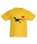 Motiv T-Shirt Kinder Dino Love