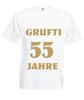 Motiv T-Shirt Herren Grufti mit Zahl