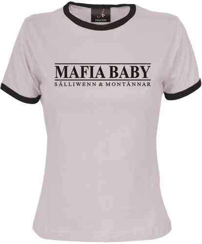 Premium Schlagermafia Damen T-Shirt mit Motiv Mafia Baby