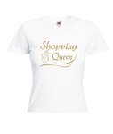 Motiv T-Shirt Damen Shopping Queen 4