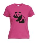 Motiv T-Shirt Damen Panda