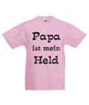 Kinder T-Shirt mit Motiv Papa ist mein Held