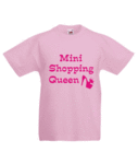 Kinder T-Shirt mit Motiv Mini Shopping Queen