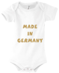 Baby Body mit Motiv Made in Germany