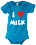 Baby Body mit Motiv I Love Milk