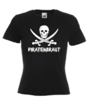 Motiv T-Shirt Damen Piratenbraut