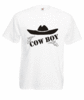 Motiv T-Shirt Herren Cowboy