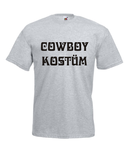 Motiv T-Shirt Herren Cowboy Kostüm