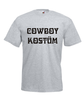 Motiv T-Shirt Herren Cowboy Kostüm