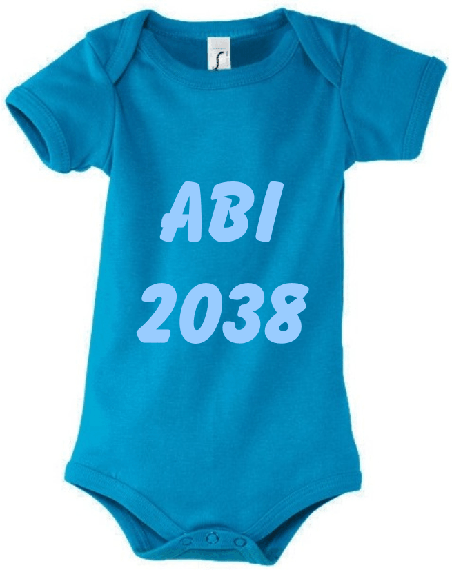 Mädchen Baby Body mit Motiv ABI 2038 Jungen Strampler ABI Geschenk Geburt Taufe 